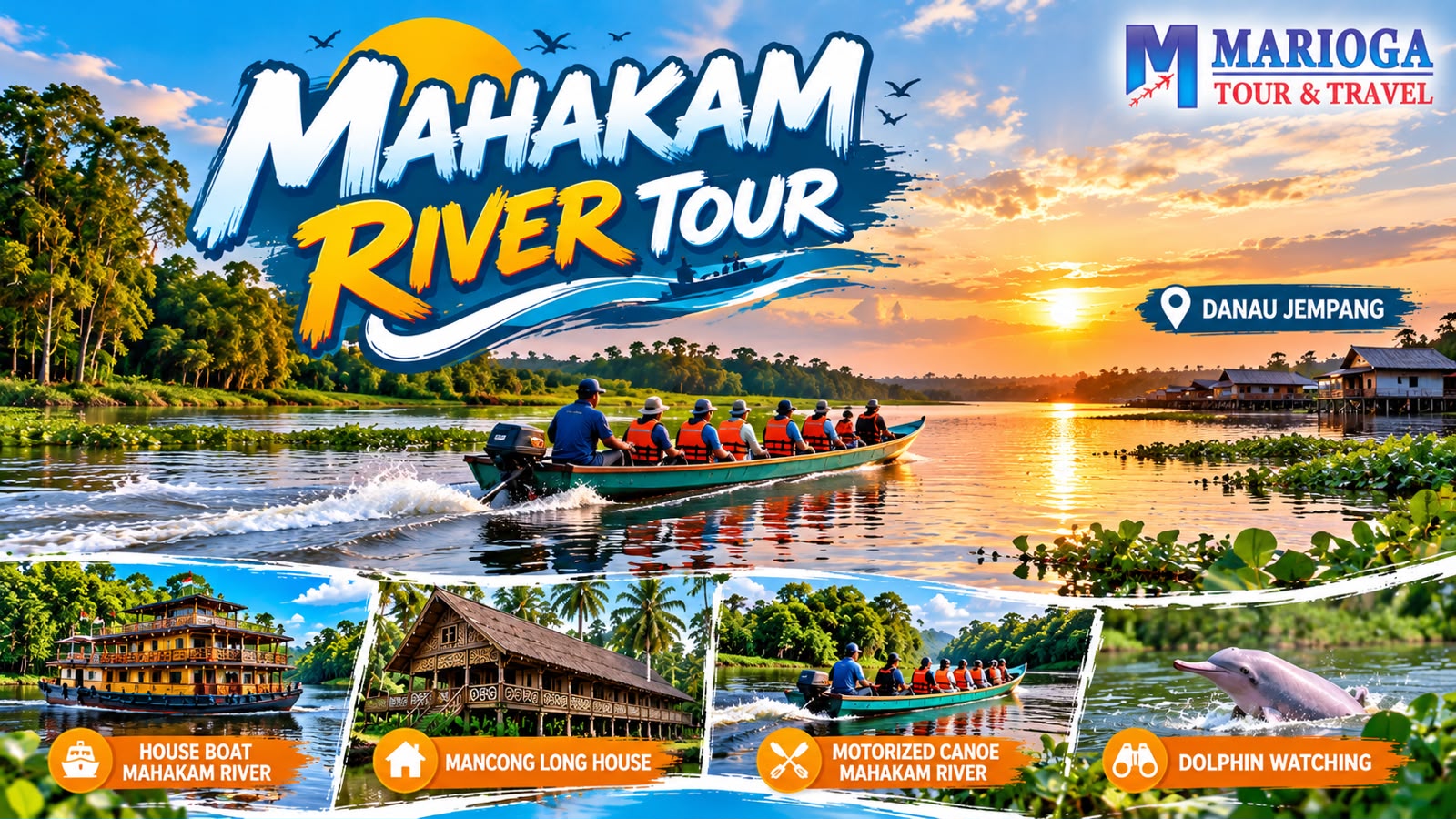 Mahakam River Tour