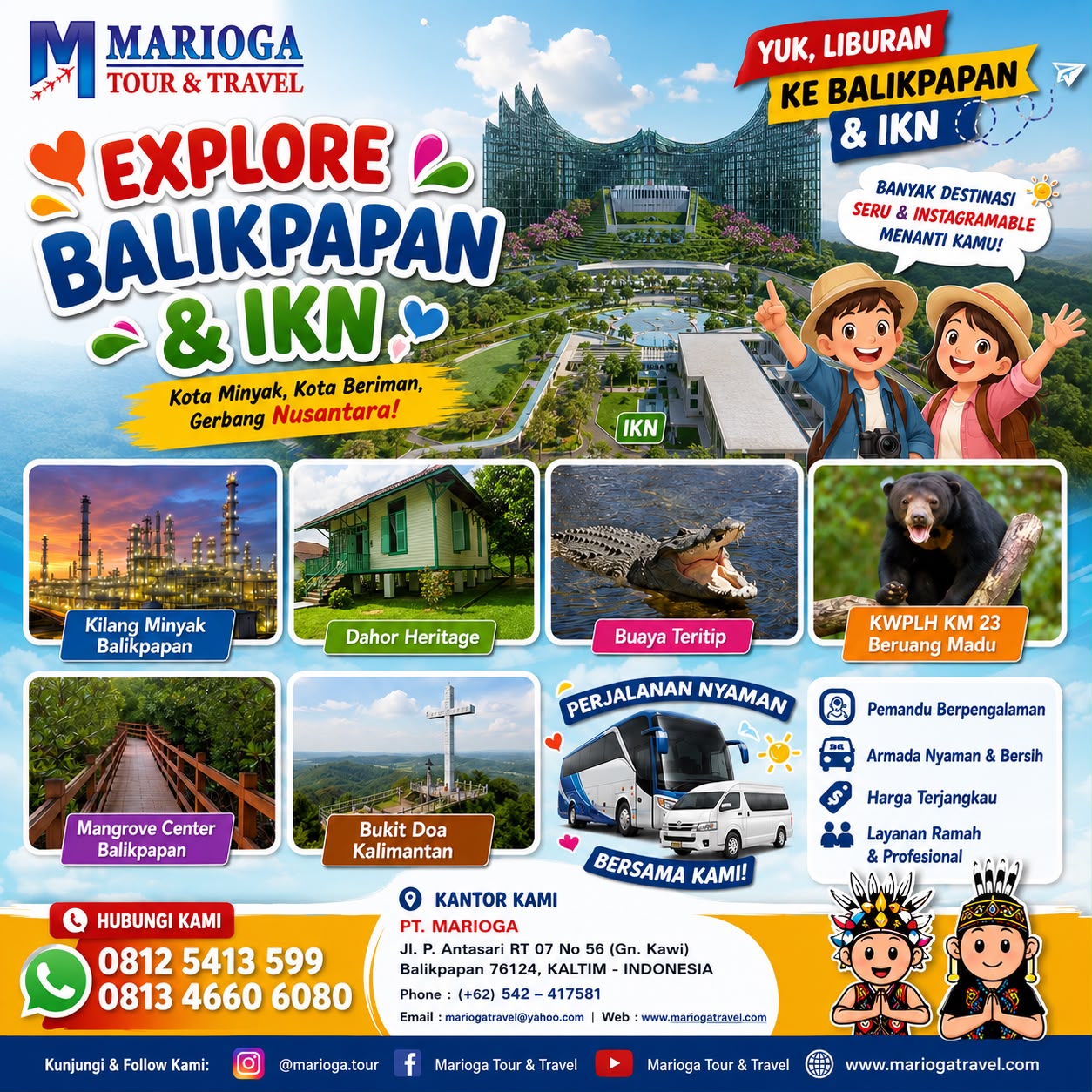 BALIKPAPAN – IKN – SAMARINDA – TENGGARONG 3D2N